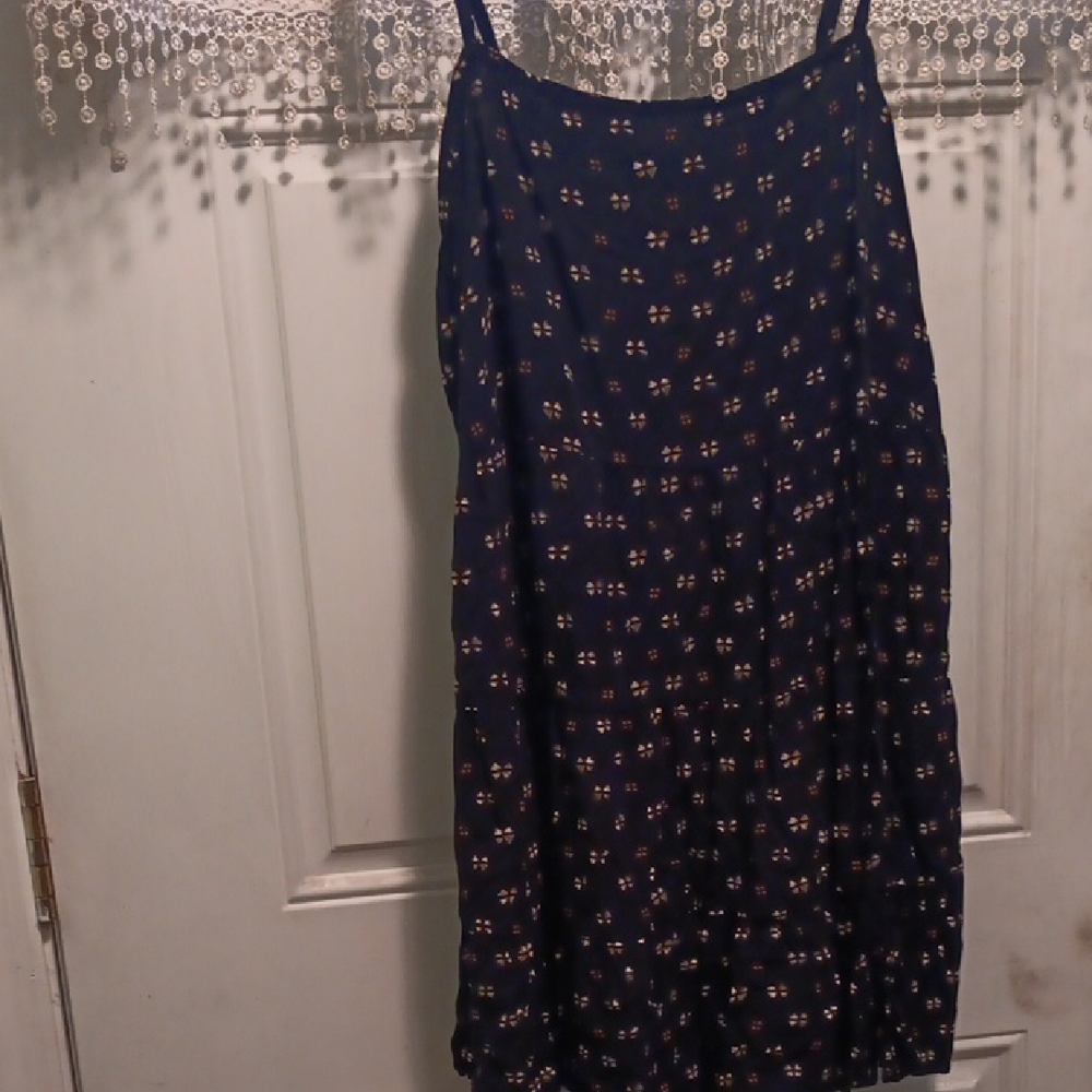 Women's Black Floral Print Slip Top